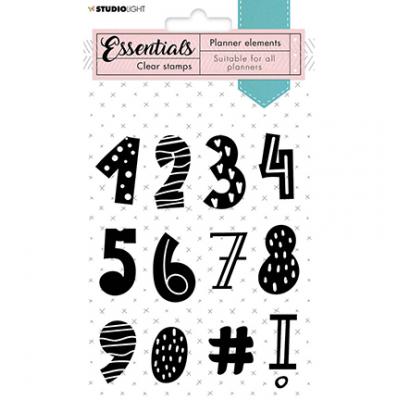 StudioLight Planner Essentials Clear Stamps - Numbers